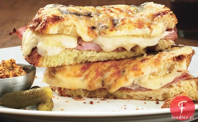 Pieczarkowy Croque-Monsieur