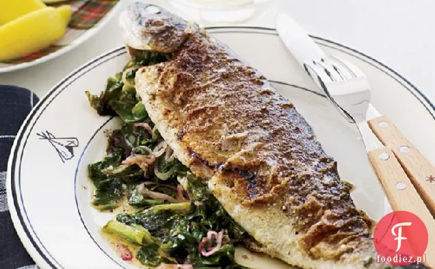 Escarole-Pstrąg Faszerowany