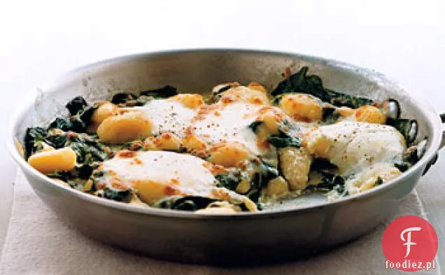 Zapiekane Gnocchi ze szpinakiem i ricottą