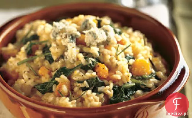 Risotto z dyni, rozmarynem i serem pleśniowym
