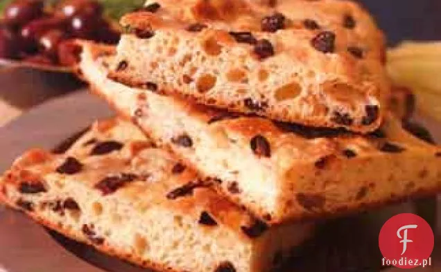 Koper włoski focaccia z oliwkami Kalamata
