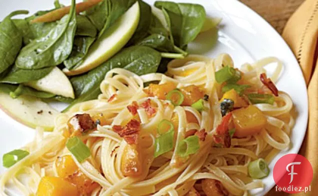 Makaron z boczkiem i masłem