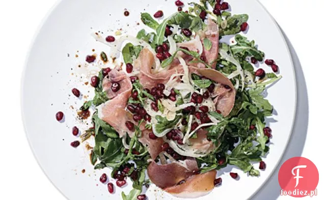 Sałatka śródziemnomorska z Prosciutto i granatem
