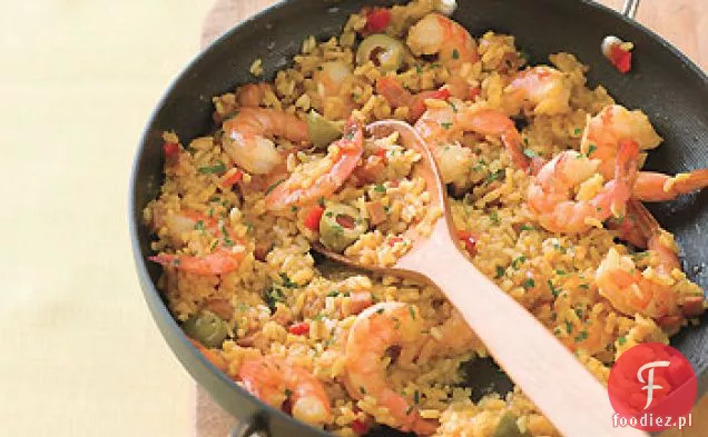Jednogodzinna Paella Z Krewetkami