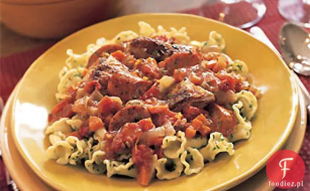 Kurczak i kiełbasa Andouille Ragù