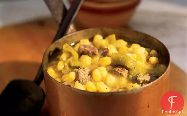 Gulasz z Hominy i jagnięciny Hopi