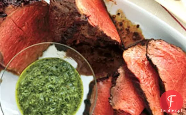 Char-Grillowana polędwica wołowa z Chimichurri trzy zioła