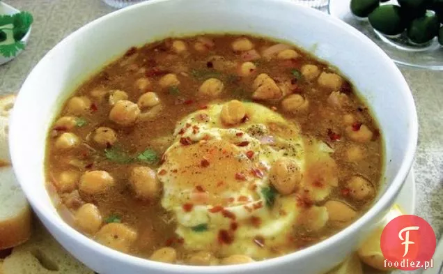 Lablabi (Tunezyjska zupa z ciecierzycy) z 