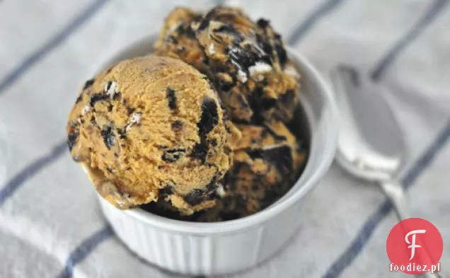 Ciasteczka z dyni i lody śmietankowe