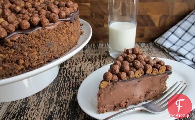 No-Bake Chocolatey Cocoa Puffs ® Cheesecake