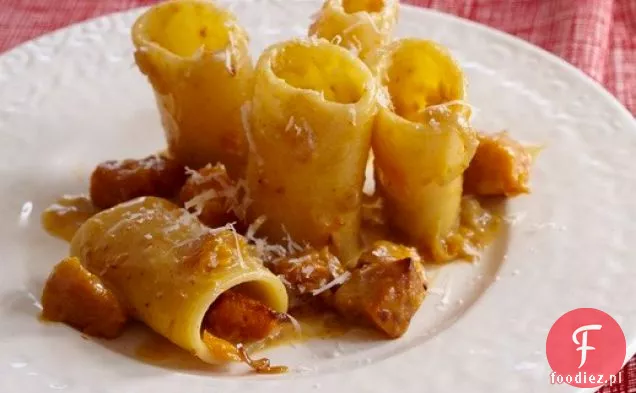 Dynia Carbonara Z Paccheri Z ' Pasta Modern