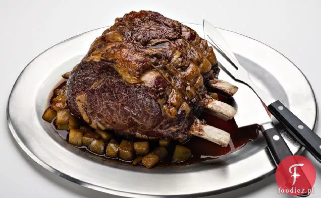 Stojące Żeberko Pieczone Z Gruszką-Przepis Na Glazurę Brandy