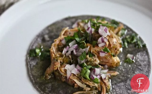 Slow Cooker Chicken Tomatillo Tacos