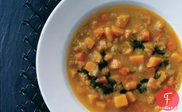Curry-Squash i zupa z czerwonej soczewicy
