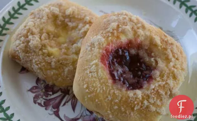 Miękkie i puszyste Kolaches z cienką skórką