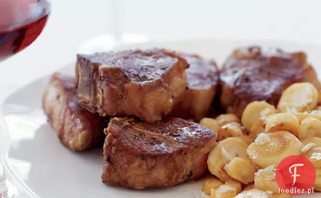 Kotlety jagnięce z pasternakiem