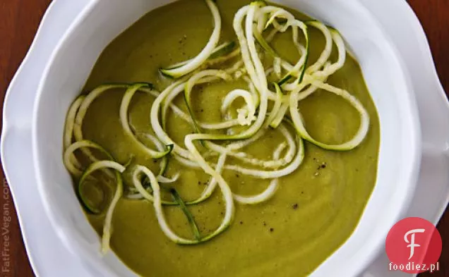 Kremowa zupa z cukinii i bazylii