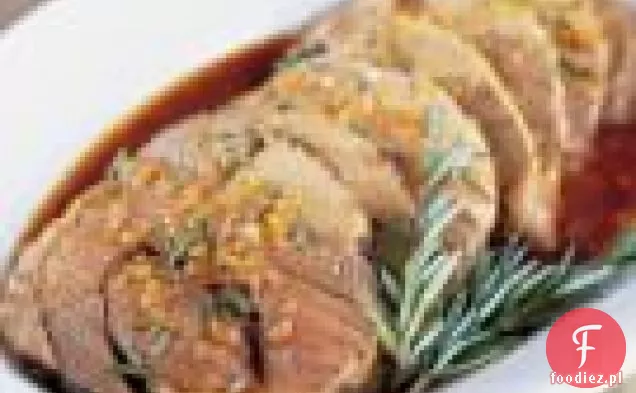 Rozmaryn - pieczona noga jagnięca z sosem balsamicznym