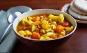 Curry kalafior i słodkie ziemniaki zupa