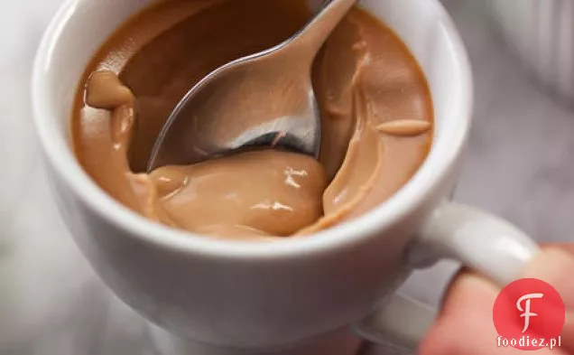 Michael Recchiuti ' s Burnt Caramel Custard (Pots de Crème)