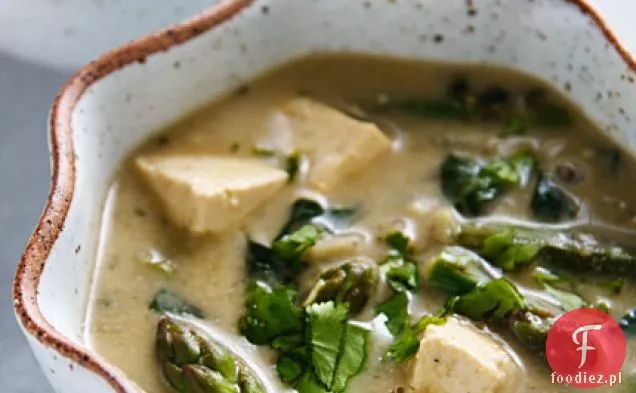 Tajskie zielone Curry z warzywami i Tofu