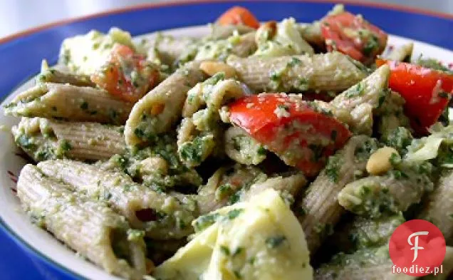 Sałatka Z Makaronem Pesto Z Karczocha