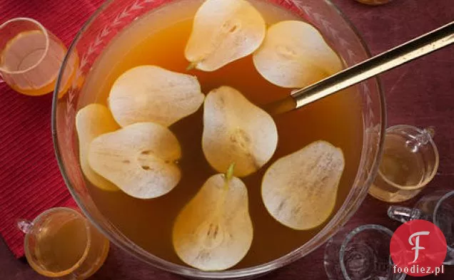 Spiced Brandy-Pear Punch