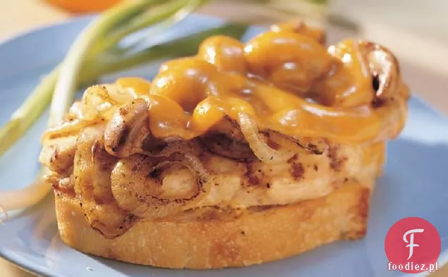 Grillowany Cheddar-Kanapki Z Filetem Z Kurczaka