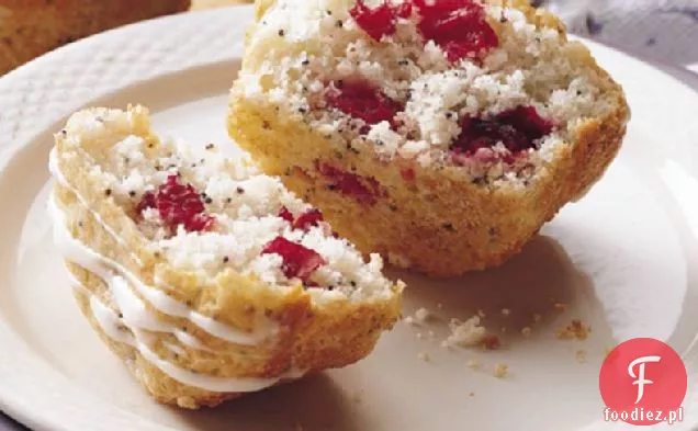 Muffinki Żurawinowo-Makowe