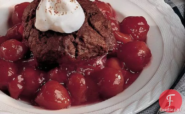 Chocolate-Cherry Cobbler