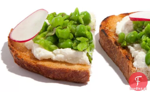 Groch i Ricotta Bruschetta
