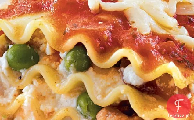 Lasagna Grochowo-grzybowa wstążki