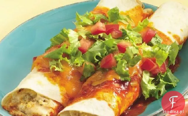 Pikantne Enchiladas z kurczaka dla dwojga