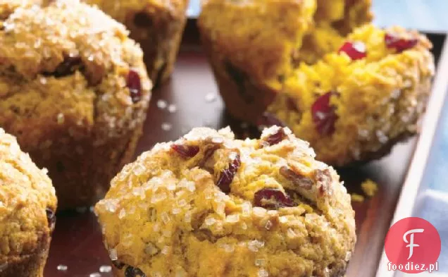 Muffinki Dyniowo-Żurawinowe