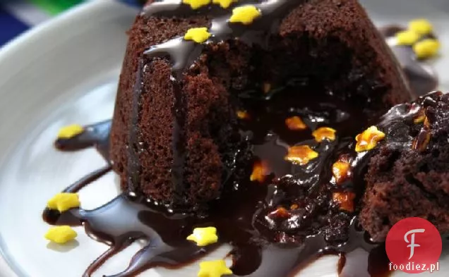 Midnight Molten Brownie Cupcakes