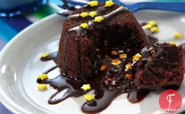 Midnight Molten Brownie Cupcakes