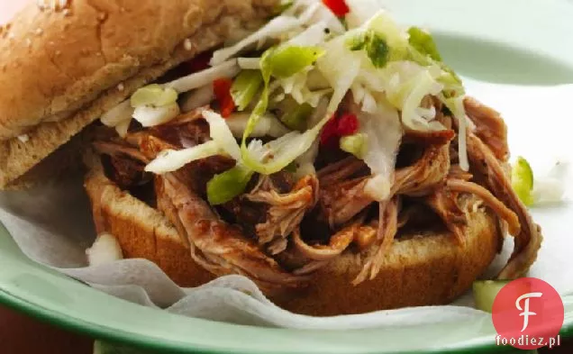 Slow-Cooker Carolina Pulled-Kanapki Wieprzowe