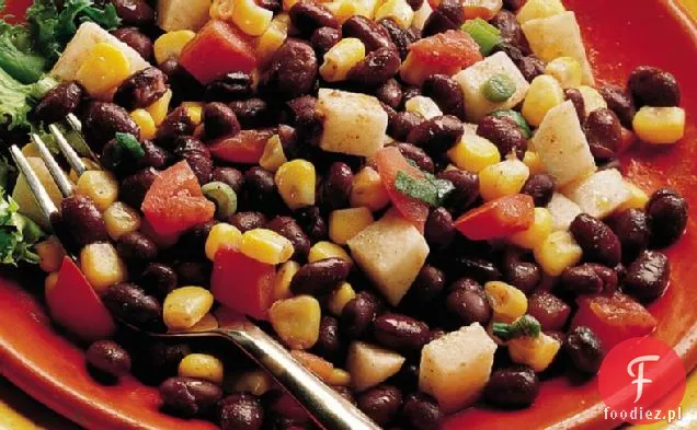 Sałatka Chili Z Czarnej Fasoli
