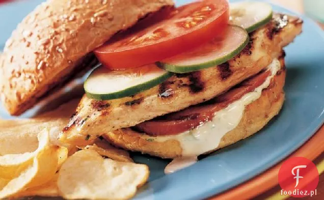 Kanapki Z Filetem Z Kurczaka Z Grilla