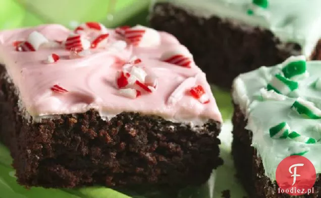 Frosted Peppermint Brownies