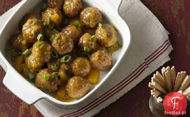 Wolnoopalacz Curry-Musztarda Glazurowane Klopsiki