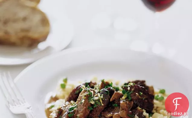 Duszona jagnięcina z Syrah Jus