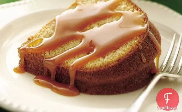 Ciasto z brązowym cukrem z sosem Rumowo-karmelowym
