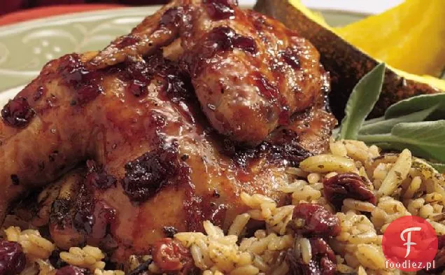 Kura wiśniowo-balsamiczna z ryżem