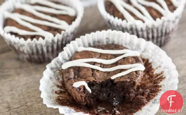 Wilgotne i figowe babeczki Brownie