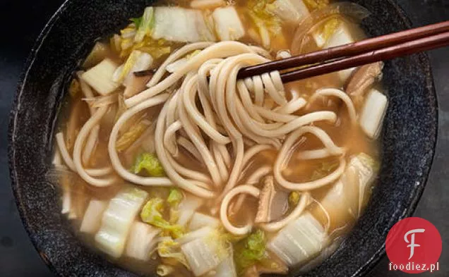 Zupa Miso z kapustą Napa i Udon