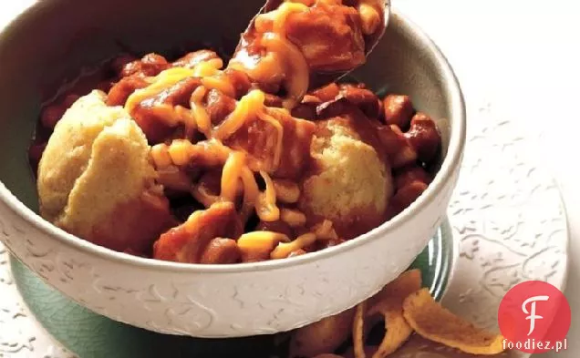 Kurczak Chili na babeczkach kukurydzianych