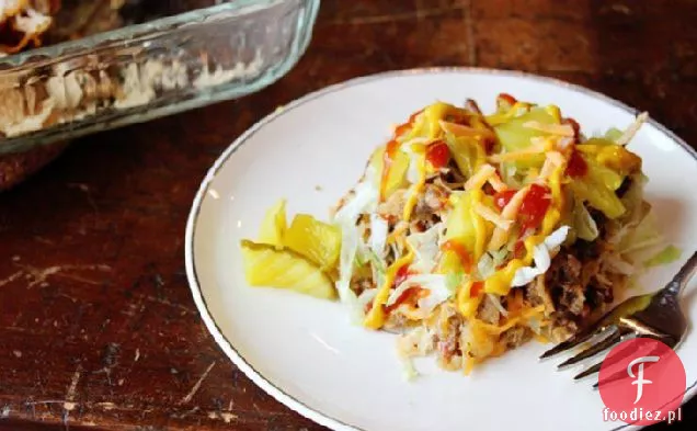 Bekon Cheeseburger Nacho Piec