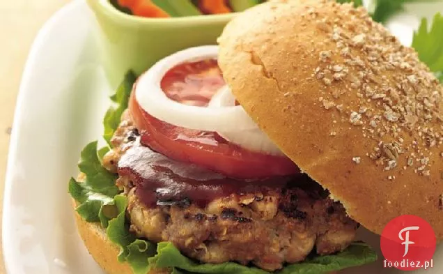 Grillowane grillowane Burgery z wołowiną i fasolą