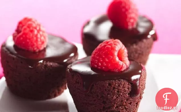Ganache-Topped Brownie Bites
